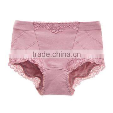 Factory Colorful 95% Cotton 5% Spandex With Lace Custom Sexy Fancy Woman Underwear photo-3