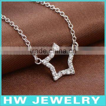 40621 short 925 sterling silver necklaces