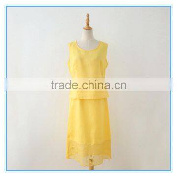 Casual Ramie Cotton Simple 3 Pcs Ladies' Church Suits photo-6