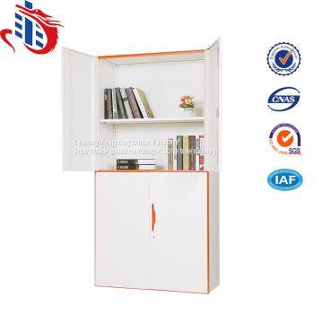 Modern Double Color Design 4 Door Display Cupboard Steel File Cabinets photo-5