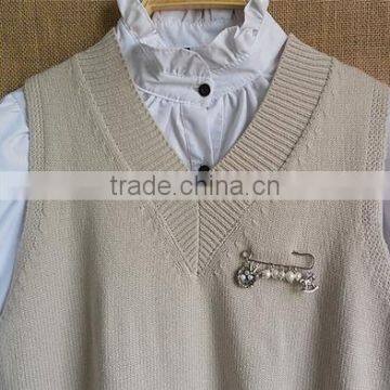 2017 Creative Korean Style Pearls Women Brooch Diy Handmade Metal Charms Brooch Pins for Garments Accessories photo-2