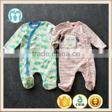 Organic Cotton Baby Custom Printed Bodysuits White Of Good Quality