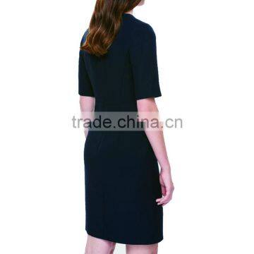2016 New Short Sleeve One-piece Women Dress Model photo-2