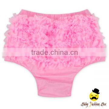 Kiddy Plain Pink Cotton Newborn Baby Girl Toddler Size Shorts Soft Breathable Boubble Tutu Diaper photo-4
