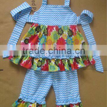 Wholesale Summer swing top pant set for infant todler girls