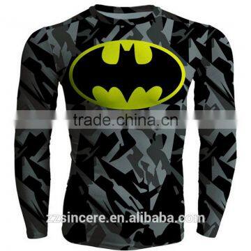 Men's Compression Long Sleeve T-shirt Running Cycling Base Tee Tops photo-3