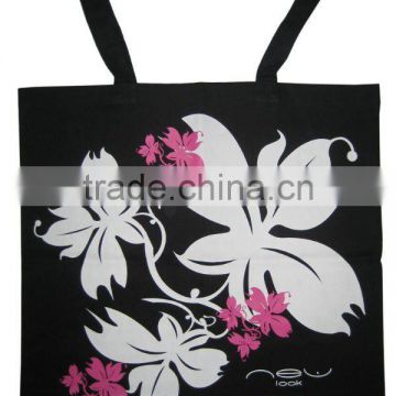 HIGH QUALITY NEW BLACK promotional shopping bag