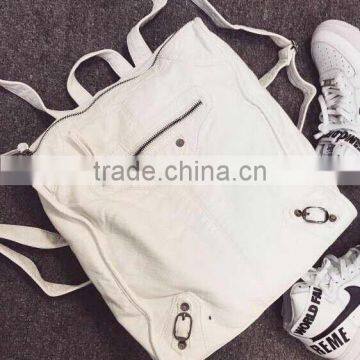 DY0037Z Europea fashion Locomotive style pu packbag