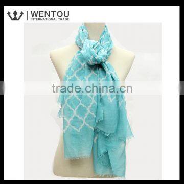 New Arrival Plaid Voile Checked Scarf photo-4