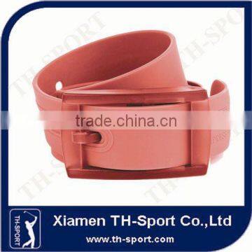 Custom Logo Silicon Mens men's golf belts