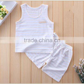 Wholesales Spring Autumn Cotton Printing Baby Clothes Set Wear photo-3