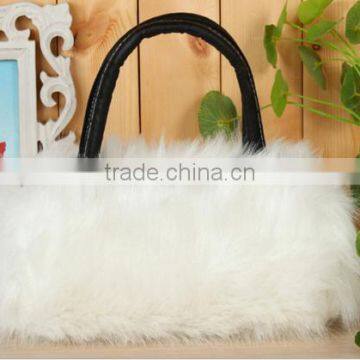 wholesale first class designer bags/faux fur ladies handbag/fashion designers bags