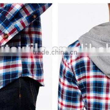 2016wholesale Latest Cheap Check Plaid Cotton Flannel Shirts for Men photo-4