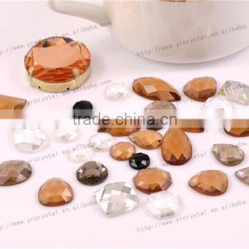 Crystal Mirror Glass Rhinestone no Hotfix Flat Back Rhinestone photo-4