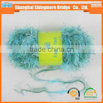 Online Shopping Knitting Yarns China Suppliers Cheapest Price Wholesale Oeko Tex Certified Feather Yarn Hand Knitting Yarn photo-2