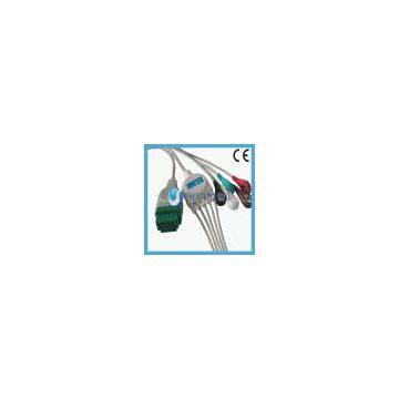 GE-Marquette ecg cable with leadwires