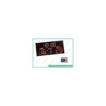 Futsal Led Electronic Football Score Board Indoor / Outdoor , Digits Scorer Display