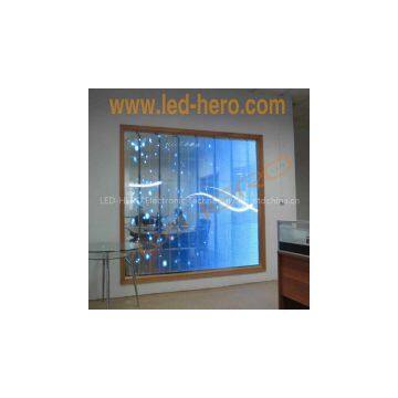 p10 glass led display for building