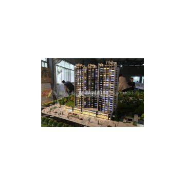 High rise commercial plaza architectural model for sale