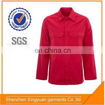 Factory polyester/cotton acid resistant protective clothing work clothes