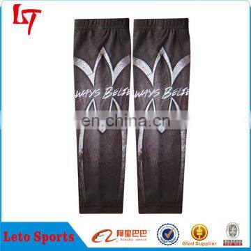 custom wholesale cycling uv arm compression sleeve