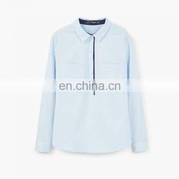 Women's Clothing Manufacturer Latest Design Ladies Office Formal Wear Shirts photo-6