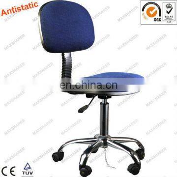 ESD/Antistatic cleanroom fabric chair original manufacture with single adjustable design