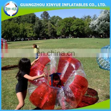 Top quality TPU inflatable body bumper ball for kids