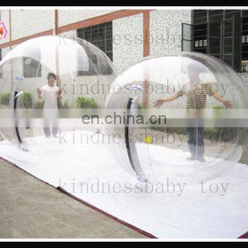 2016 Crazy Selling Inflatable Transparent Water Walking Ball Clear PVC Rolling Water Ball