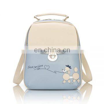 delicacy management 100% pu synthetic leather plastic tote bags with handles