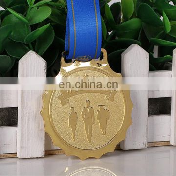 Professional personality custom baking paint metal hanging neck medal