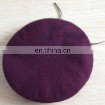 Purple Beret Cap