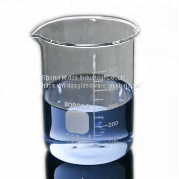 Glassware laboratory apparatus pyrex beaker with logo