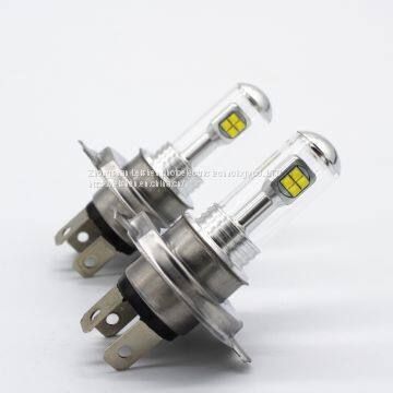 The Lens Design Fashion Poly LED Motorcycle LED Headlight H4H7 Fog Light Bulb photo-4