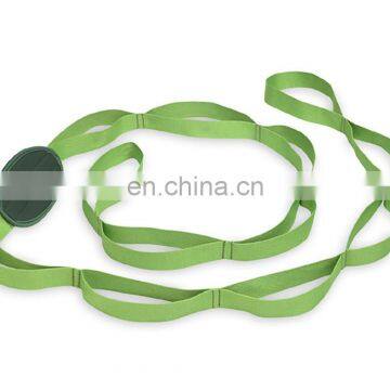 Cotton Yoga Stretching Exercise Strap Band With Multiple Grip Loops photo-3