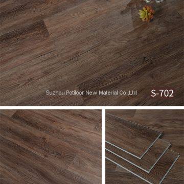 PVC flooring sheet tiles slotted click lock 5.0mm thickness 0.1mm wear layer