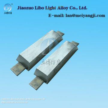 Zinc anode of ship