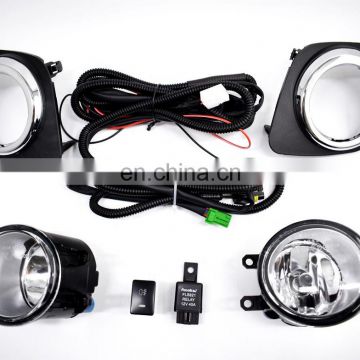 Fog Lights Driving Lamps+Switch+H11 Bulbs Fit For 09-12 Toyota RAV4 Clear Bumper