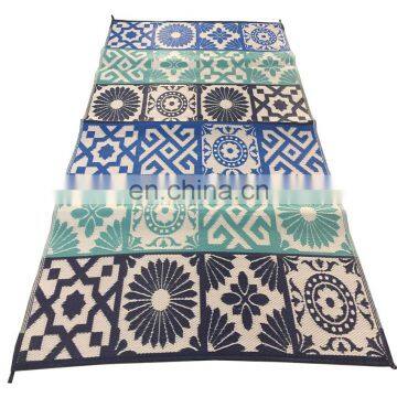 Colourful pp Woven Beach Mat Washable Indoor Carpet photo-2