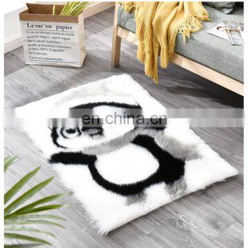 Rawhouse New Animal Cartoon Design Fur Multishaped Rug Pet Mats Nordic Faux Fur Area Rugs for Sale photo-6