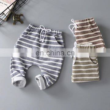 2020 INS Popular Loose Pants Kids Terry Cotton wide leg pant On Sale