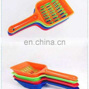 Pet Plastic Cat Litter Shovel Candy-colored Perforated Grid Tofu Small Shovel Feces Clean Shovel photo-4