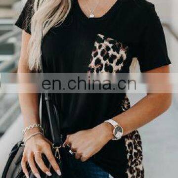 2020 Summer New Explosion Style Large Size Leopard Short-sleeved T-shirt Shirt Women Factory Direct Sales photo-2