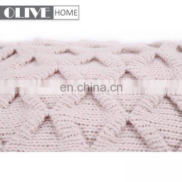 2018 American Style Knit Home Decorative Sofa Cushion Cover With Buttons photo-7