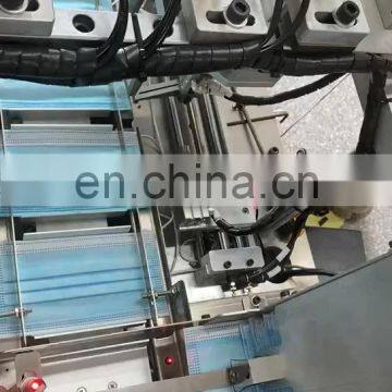 Fully Automatic KN95 And 3 Layers Mask Face Outer  Earloop Welding Machine 2 Head 4 Points