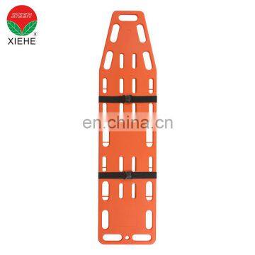 Orange rescue stretcher types adjust buckles straps with spine board