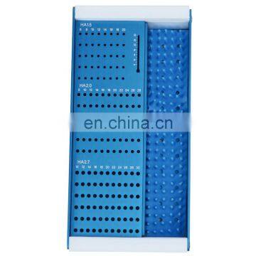 Competitive Price Medical Bone Surgery Instruments 1.5/2.0/2.7 Sterilization Screw Rack Box Orthopedic Surgical Implants