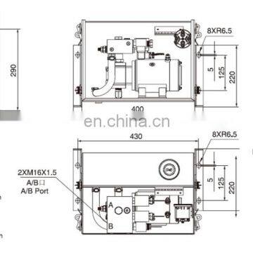 Гидравлический агрегат для подъемника кузова грузовика / заднего подъемника / подъемной двери photo-4