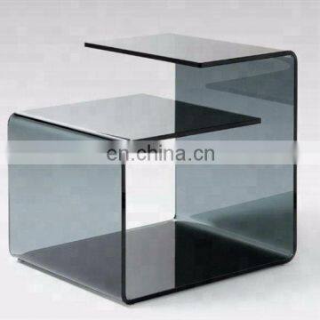 Living furniture Curved Hot Bending Glass for Table Desk