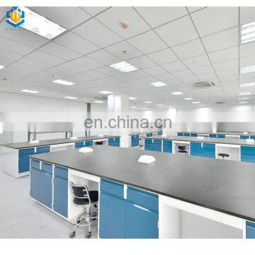 SGS Approved Laboratory Furniture Steel Work Bench With Cabinets photo-2